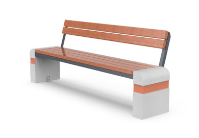 Ławka miejska Genewa 001330